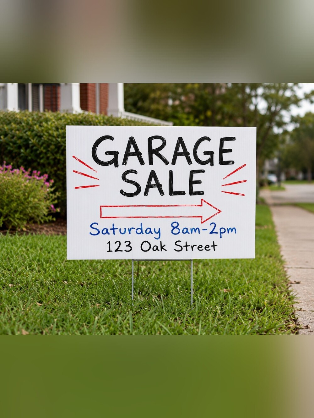 48 Pack Corrugated Plastic Yard Sign Boards 8x12 Waterproof White Blank Sheets